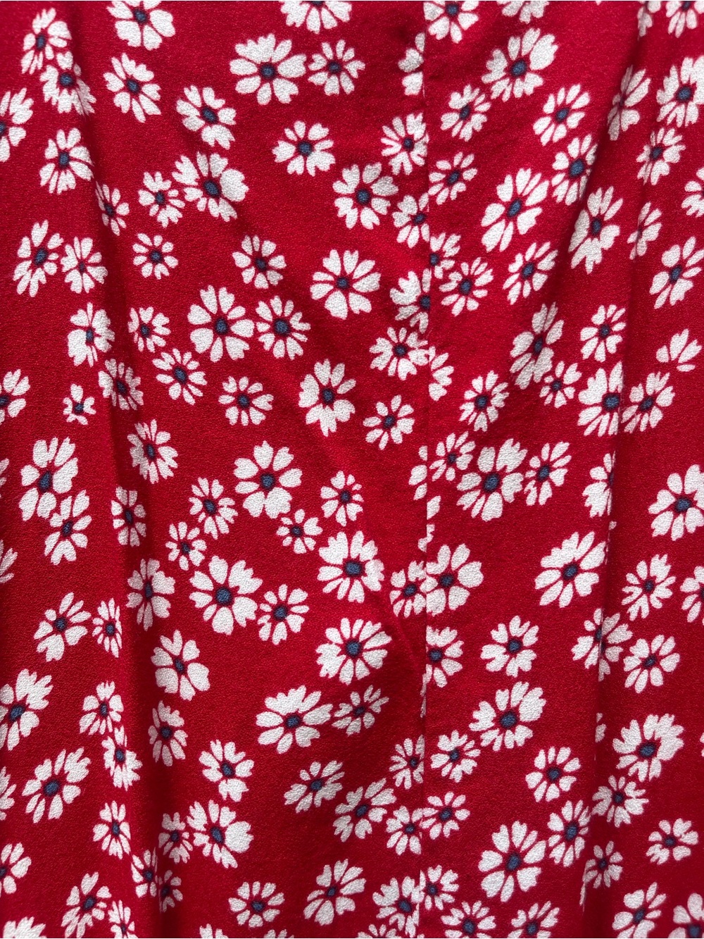 Reformation Red Daisy Slip Dress Sz 2 - Picture 9 of 11